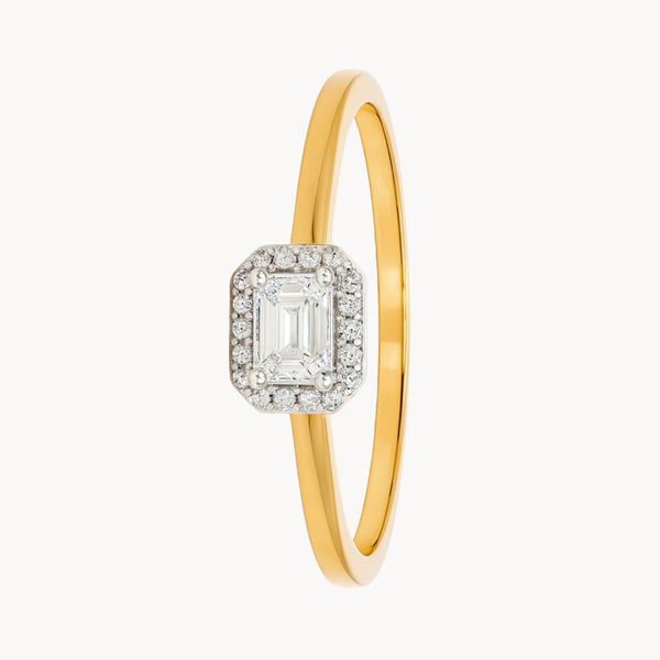 ANILLO ORO ROSA CON DIAMANTES JILLIE