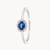 ANILLO ZAFIRO Y DIAMANTES ETNA CELINDA