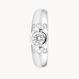 ANILLO DIAMANTE CENTRAL CON ORBITA