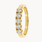 ANILLO MEDIA ALIANZA CINCO DIAMANTES