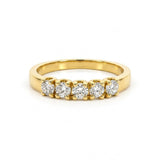 ANILLO MEDIA ALIANZA CINCO DIAMANTES
