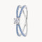 ANILLO TOPACIOS LONDON BLUE Y DIAMANTES LOUISE