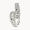 CROSSOVER RING WITH BAGUETTE AND PRINCESS-CUT DIAMONDS
