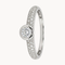 ANILLO DIAMANTE EN BISEL CON PAVE
