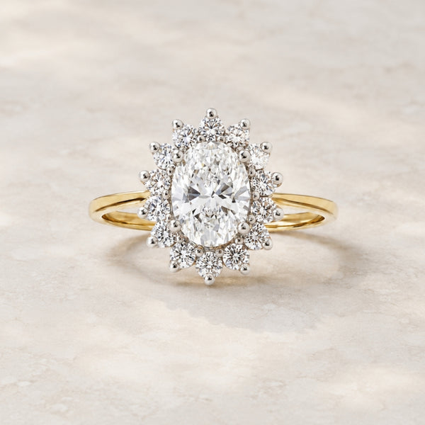 ANILLO DIANEMOND DIAMANTES CREADOS CERTIFICADO IGI