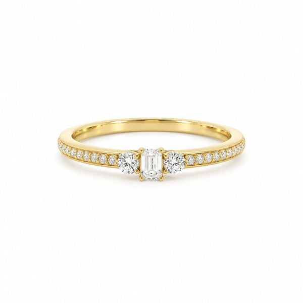 VINTAGE-STYLE DIAMOND RING