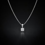 PENDANT WITH CLAW DIAMOND 0.10 CARATS MICHELLE