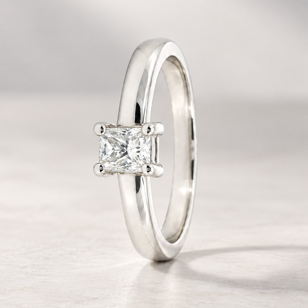ANILLO SOLITARIO DIAMANTE RADIANT