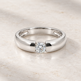 ANILLO SOLITARIO DIAMANTE EN TENSION