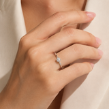 ANILLO SOLITARIO DIAMANTE CON GARRAS DE BOLA