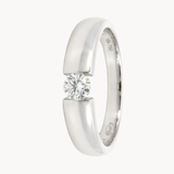 ANILLO SOLITARIO DIAMANTE SUSPENDIDO