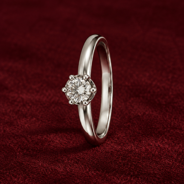 ANILLO SOLITARIO CON SEIS GARRAS