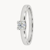ANILLO SOLITARIO DIAMANTE EN CUATRO GARRAS
