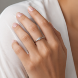 ANILLO SOLITARIO DIAMANTE EN CUATRO GARRAS