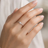 ANEL SOLITÁRIO COM DIAMANTE 0,20 QUILATES ALISON