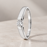 ANILLO DIAMANTE CENTRAL EN TENSION