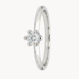 SOLITAIRE RING WITH SIX PRONGS