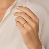 ANILLO SOLITARIO DIAMANTE EN CUATRO GARRAS