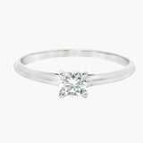 ANILLO SOLITARIO CUATRO GARRAS CON DIAMANTE 0.20 QUILATES GERTIE