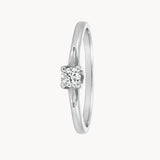 SOLITAIRE RING WITH 0.10 CARAT DIAMOND ALICA