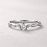 SOLITAIRE RING WITH 0.10 CARAT DIAMOND ALICA