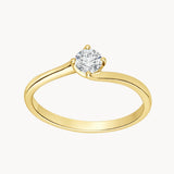 ANILLO SOLITARIO CON DIAMANTE 0.10 QUILATES KERRIE