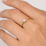 ANILLO SOLITARIO CON DIAMANTE 0.10 QUILATES KERRIE