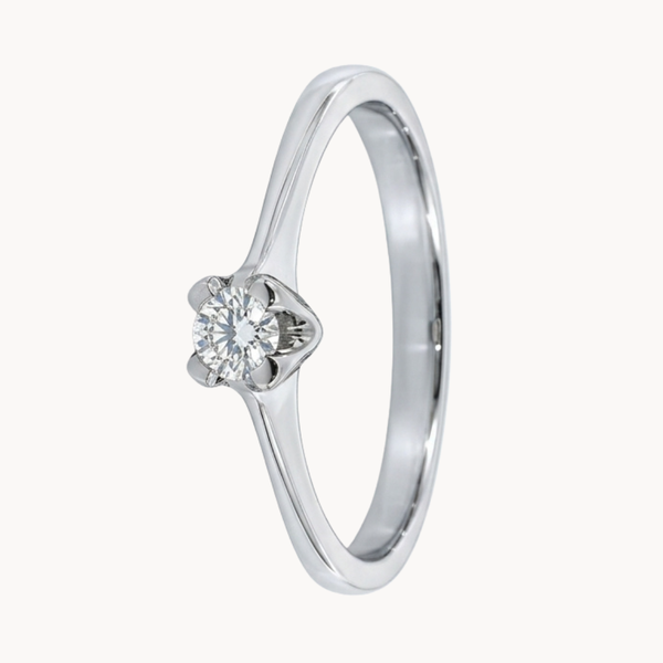 ILLUSION-SETTING SOLITAIRE RING