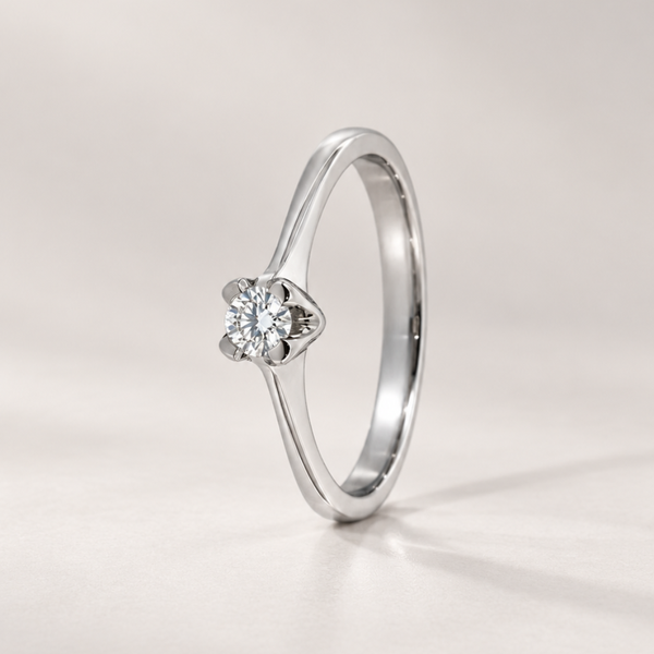 ILLUSION-SETTING SOLITAIRE RING