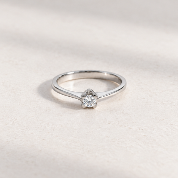ILLUSION-SETTING SOLITAIRE RING
