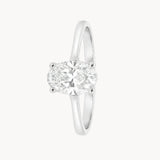 Solitaire Ring Created Diamond 0.51 Carats IGI Certified