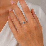 Solitaire Ring Created Diamond 0.51 Carats IGI Certified