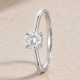 ANILLO SOLITARIO DIAMANTE 0.50 QUILATES CERTIFICADO IGI