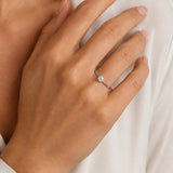 ANILLO SOLITARIO DIAMANTE 0.50 QUILATES CERTIFICADO IGI