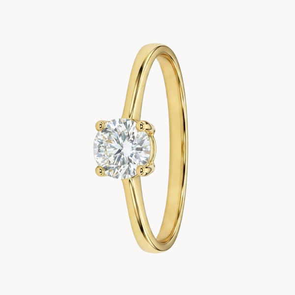 ANILLO SOLITARIO DIAMANTE 0.50 QUILATES CERTIFICADO IGI