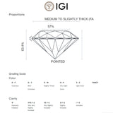 ANILLO SOLITARIO DIAMANTE 0.50 QUILATES CERTIFICADO IGI