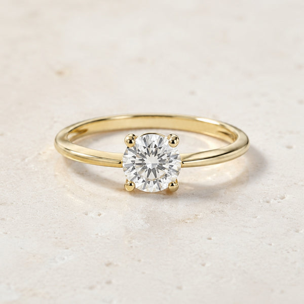 ANILLO SOLITARIO DIAMANTE 0.50 QUILATES CERTIFICADO IGI