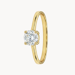 ANILLO SOLITARIO DIAMANTE 0.50 QUILATES CERTIFICADO IGI