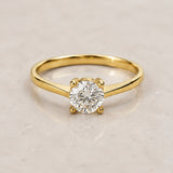 Solitaire Diamond Ring 0.77 Carats IGI Certified