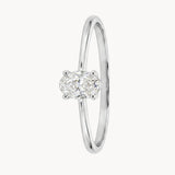 ANILLO SOLITARIO DIAMANTE CREADO 0.31 QUILATES CERTIFICADO IGI
