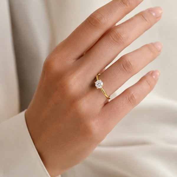 ANILLO SOLITARIO DIAMANTE 1 QUILATE CERTIFICADO IGI