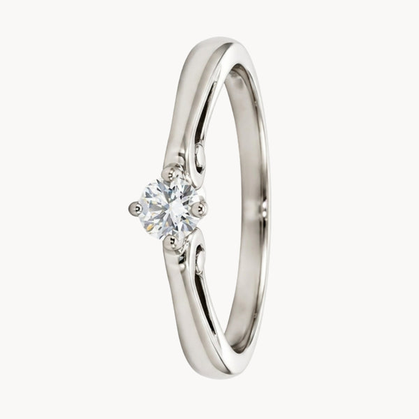ANILLO SOLITARIO VINTAGE CON DIAMANTE