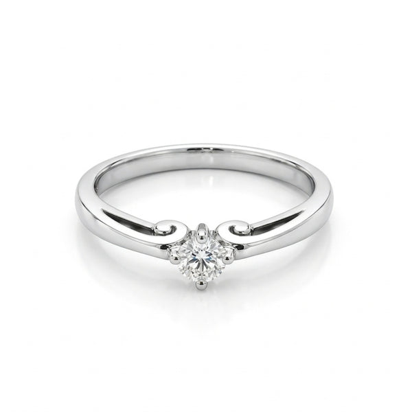 ANILLO SOLITARIO VINTAGE CON DIAMANTE
