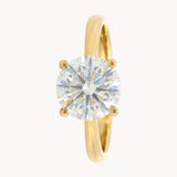 ANILLO SOLITARIO DIAMANTE CREADO 1.510 QUILATES CERTIFICADO IGI