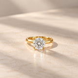 ANILLO SOLITARIO DIAMANTE CREADO 1.510 QUILATES CERTIFICADO IGI