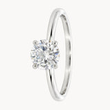ANILLO SOLITARIO DIAMANTE CREADO 1.20 QUILATES CERTIFICADO IGI