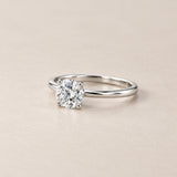 ANILLO SOLITARIO DIAMANTE CREADO 1.20 QUILATES CERTIFICADO IGI