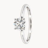 ANILLO SOLITARIO DIAMANTE CREADO 0.75 QUILATES CERTIFICADO IGI