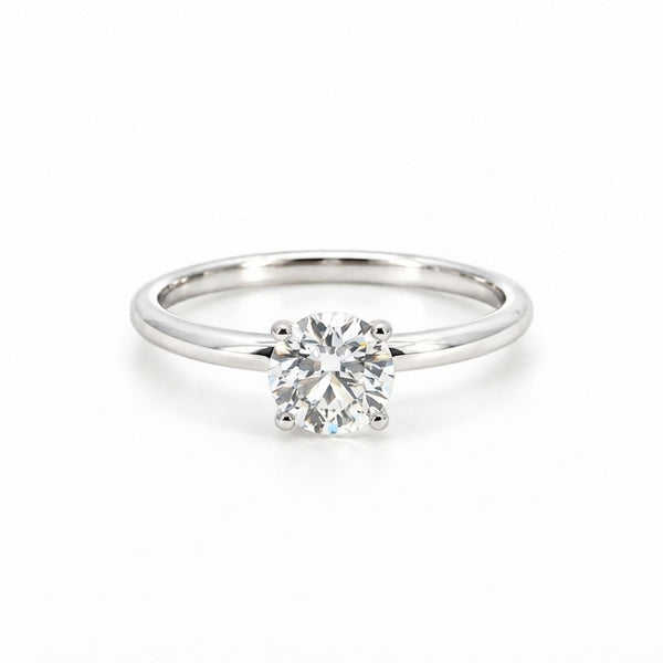 ANILLO SOLITARIO DIAMANTE CREADO 0.75 QUILATES CERTIFICADO IGI
