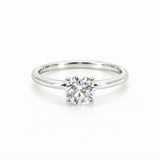 ANILLO SOLITARIO DIAMANTE CREADO 0.75 QUILATES CERTIFICADO IGI